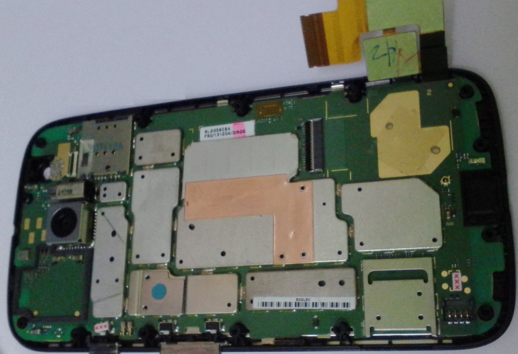 Moto G Phone - Motorola disassembled mainboard